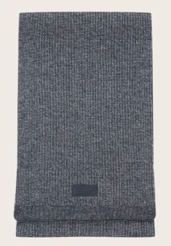 Tom Tailor Basic   - Sjaal - Knitted Navy Melange -Syntia Delaney 3533e2615d6243ccaea8c62064e7a328