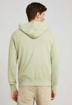 TOM TAILOR Denim Mit Kapuze Und Reiss - Hoodie - Laurel Green -Syntia Delaney 353d86964f0a4863ad51edf115fc5517