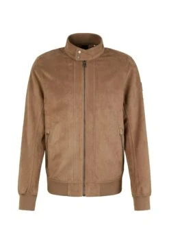 Tom Tailor Mit Stehkrgen  - Imitatieleren Jas - Viper Brown Fake Leather -Syntia Delaney 38b82601b59744fb8bf80d6ae4e7cad7