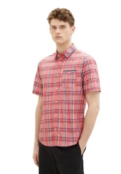 Tom Tailor Mit Karomuster - Overhemd - Rot