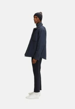 Tom Tailor Gemusterte- Muts - Navy Red Allover Jacquard