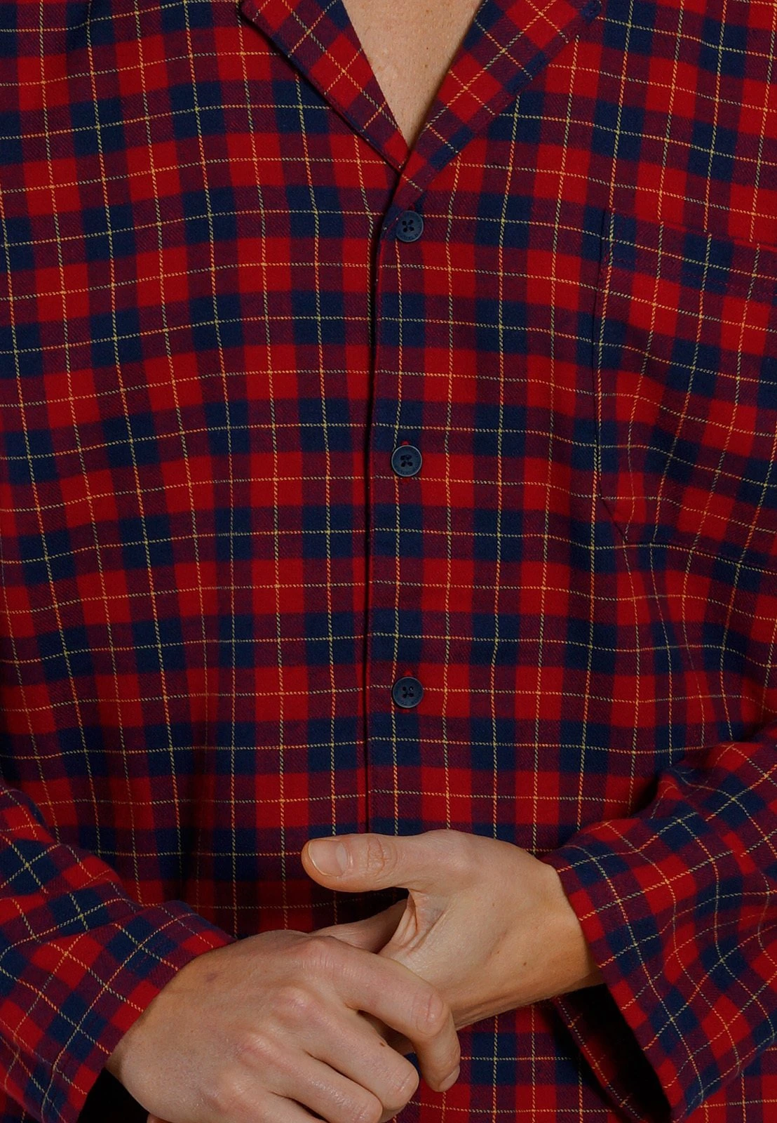 Tom Tailor Pyjama - Rot Dunkel Karo 5 Tom Tailor Pyjama - Rot Dunkel Karo - Afbeelding 3