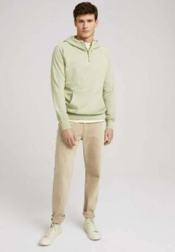 TOM TAILOR Denim Mit Kapuze Und Reiss - Hoodie - Laurel Green -Syntia Delaney 3b523a13a5a04e32b51cfe11fda21e02