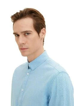 Tom Tailor Basic - Overhemd - Blue Chambray -Syntia Delaney 3c0bda1a283a4150b762456c37daa786