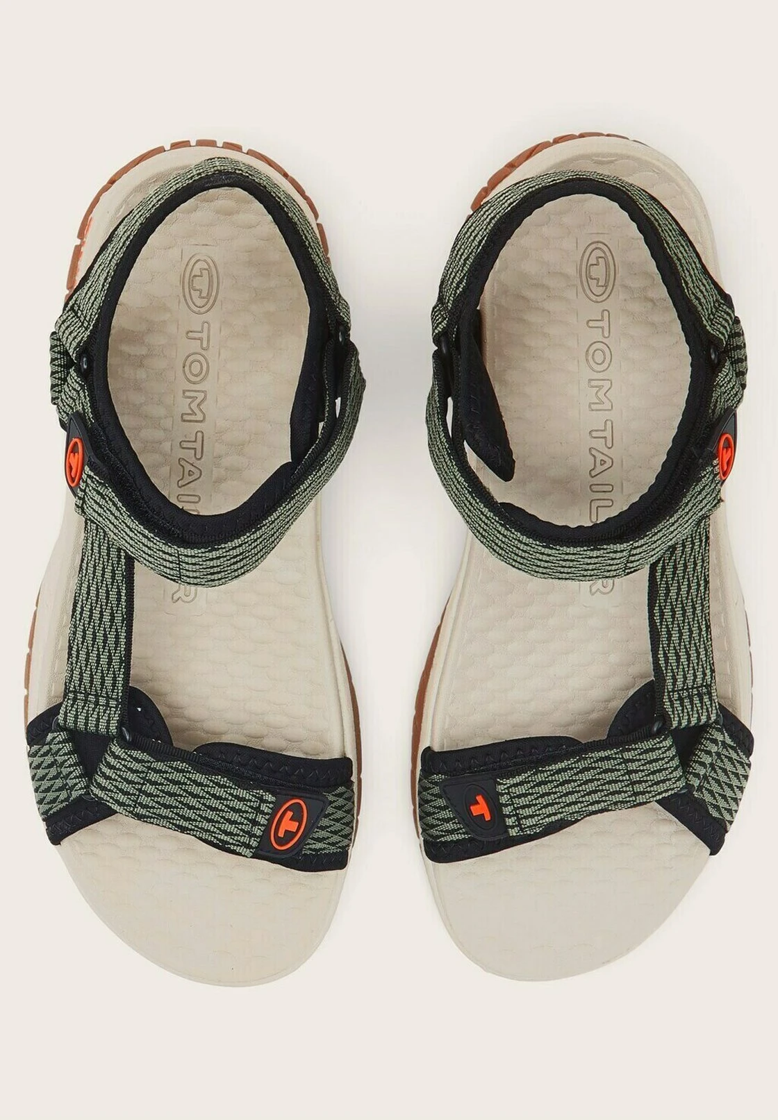 Tom Tailor Licence - Outdoorsandalen - Black Khaki 4 Tom Tailor Licence - Outdoorsandalen - Black Khaki - Afbeelding 2