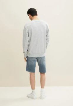 Tom Tailor Josh - Jeansshort - Blue Grey Denim -Syntia Delaney 3d69b7a46ccf42c6bf2c2cdc88ba5ffd