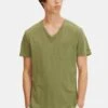TOM TAILOR Denim Brusttascheâ - T-Shirt Basic - Felt Green -Syntia Delaney 3db61cf45bff4e159cd83eaa1169624a