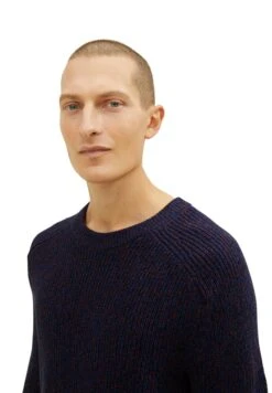 Tom Tailor Trui - Navy Red Structure -Syntia Delaney 3f4e8123fa3a43188ee8e5735c5d8b60