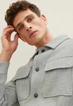 Tom Tailor Jacket - Jas - Steel Grey Melange -Syntia Delaney 403fbc8d46734180bf835be0b21ea1d9