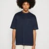 TOM TAILOR Denim Oversized With Pocket - T-Shirt Basic - Sky Captain Blue