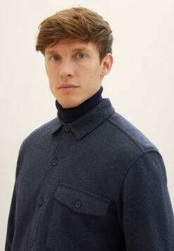 Tom Tailor Mit Aufgesetzter Brusttasch - Lichte Jas - Blue Classic Melange -Syntia Delaney 44270174958947d7a1e58b82127e1552