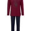 Tom Tailor O-Neck - Pyjama - Red-Dark-Solid -Syntia Delaney 471c573f4bf34950a39e621cd92ccaba