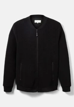 TOM TAILOR Denim Strukturierte - Bomberjacks - Black -Syntia Delaney 47f0f3a6699f4f2c8ebb3a25a631162a