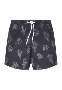 TOM TAILOR Denim Mit Allover-Print - Zwemshorts - Black White Big Coral Print -Syntia Delaney 49343d0b7f1c472aab97a356271d45e8