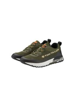 Tom Tailor Sneakers Laag - Khaki Black Orange -Syntia Delaney 499be5d8bc684c439a5b7dc3fdd0d472