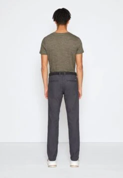 TOM TAILOR Denim Structured Straight - Chino - Anthracite -Syntia Delaney 4b15171d4d094964b958e76a4e55f91a