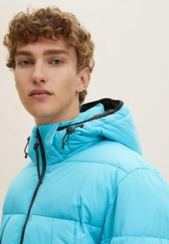 TOM TAILOR Denim Puffer - Winterjas - Laguna Light Blue -Syntia Delaney 4ccf711bad7242659c2dd8d2ad0658f4