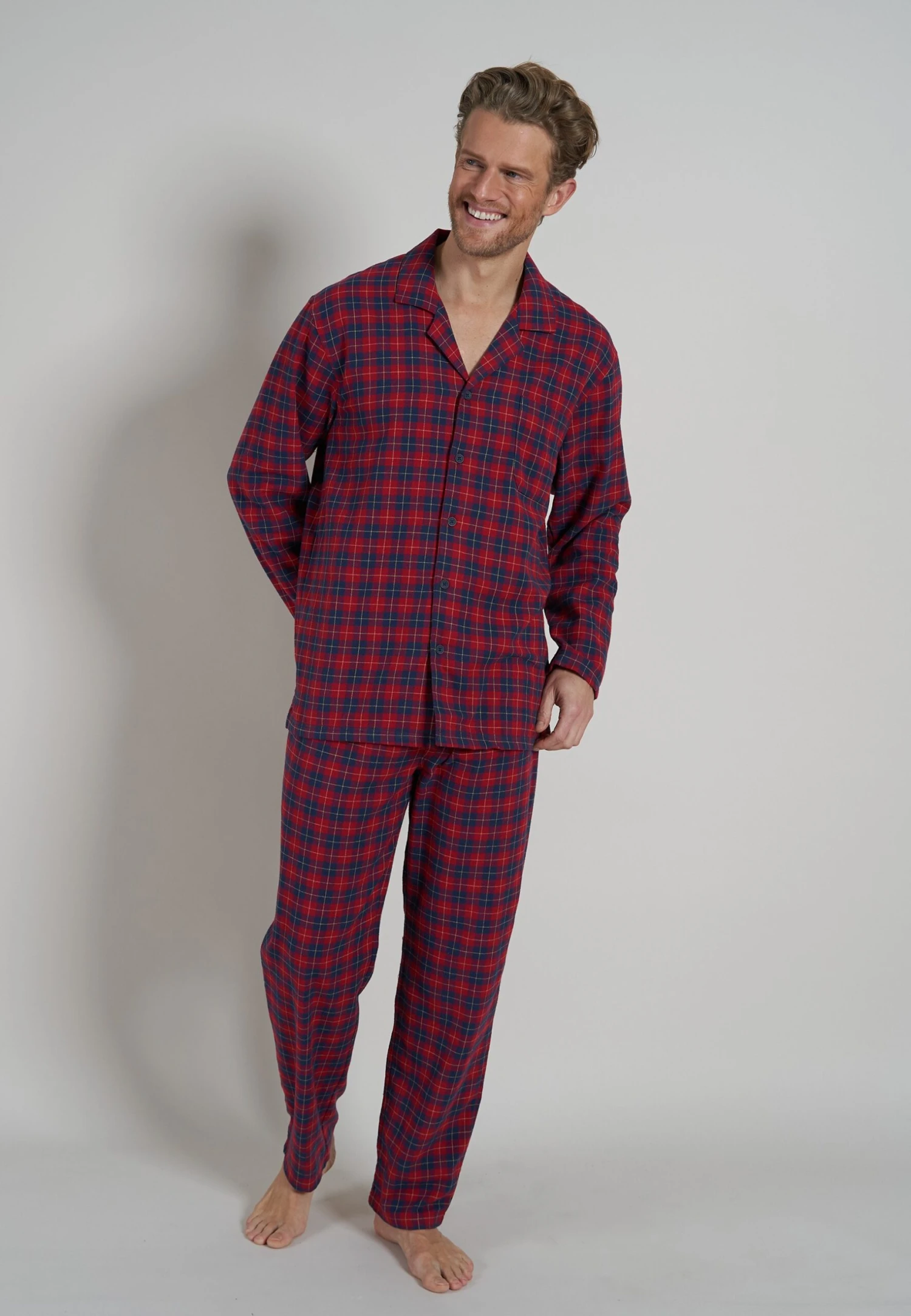 Tom Tailor Pyjama - Rot Dunkel Karo 3 Tom Tailor Pyjama - Rot Dunkel Karo
