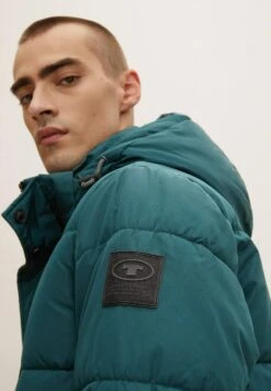Tom Tailor Mit Kapuze  - Winterjas - Deep Green Lake -Syntia Delaney 4f00de75829b493ba04b3269ddd670c9