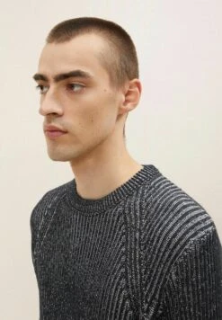 Tom Tailor Mit Strukt - Trui - Sky Captain Blue -Syntia Delaney 4f13984cfcbd49828ab4552bfcbebda4