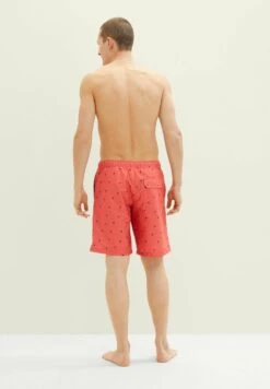 Tom Tailor Gemusterte - Zwemshorts - Soft Berry Red Palm Design -Syntia Delaney 504d31005b2d405cb6350785ef29d8a1