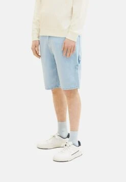 TOM TAILOR Denim Jeansshort - Used Bleached Blue Denim