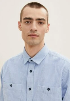 Tom Tailor Comfort - Overhemd - Light Fern Blue -Syntia Delaney 528bb6846fb64feb9fa4475152c38ce8