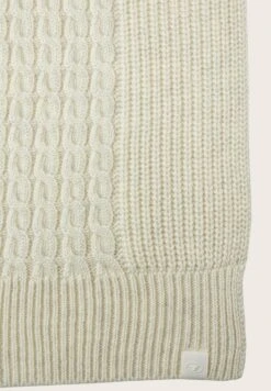 Tom Tailor Accessoire Basic- Sjaal - Nice Off White Melange -Syntia Delaney 543304efc9a94e5ba803b9acb08c633d