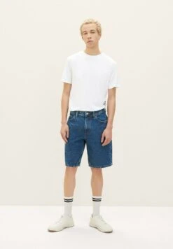 TOM TAILOR Denim Jeansshort - Clean Mid Stone Blue Denim