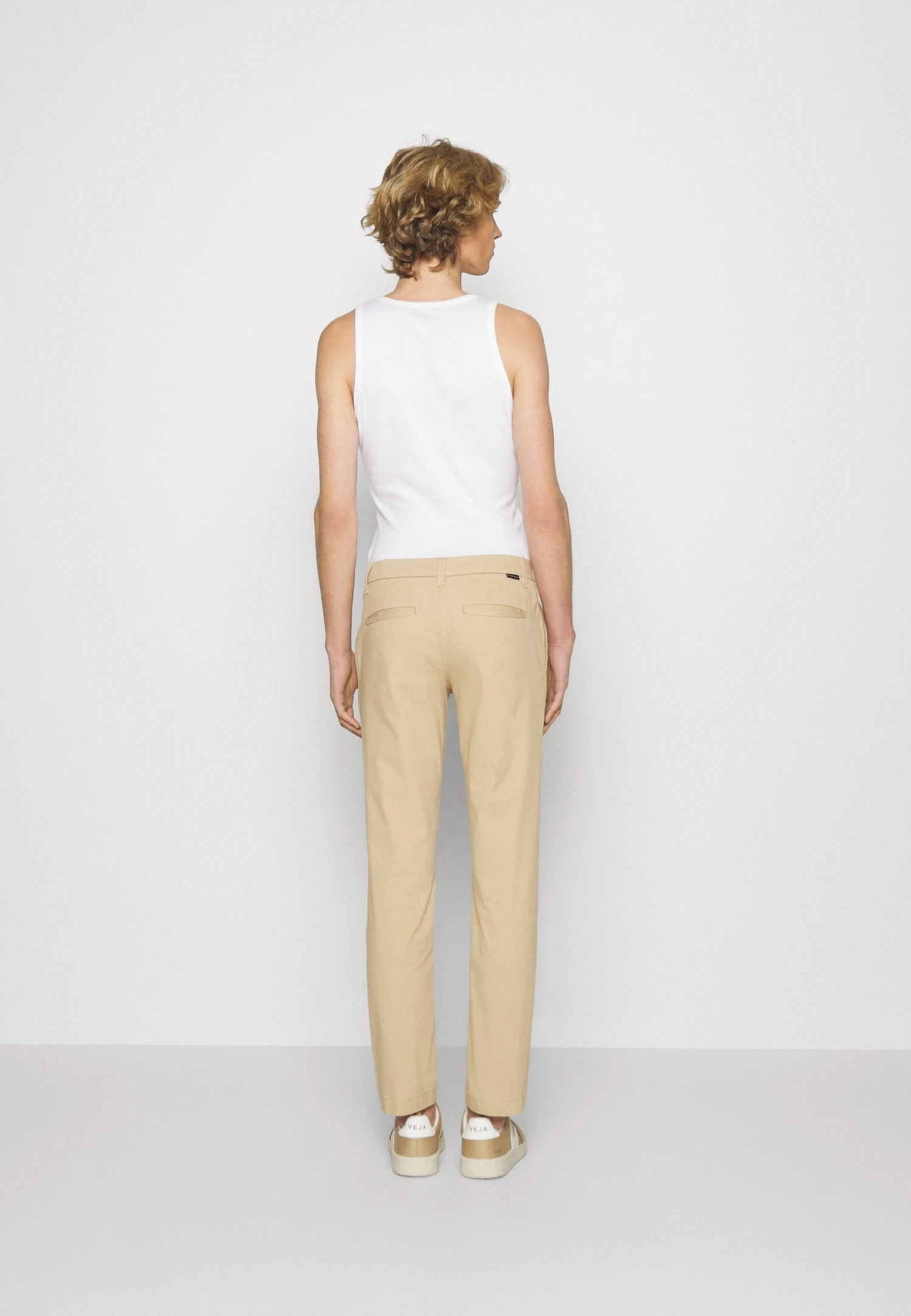 Tom Tailor Trousers - Chino - Beach Sand 5 Tom Tailor Trousers - Chino - Beach Sand - Afbeelding 3