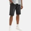 Tom Tailor Josh - Jeansshort - Used Dark Stone Grey Denim