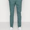 Tom Tailor Washed Slim - Chino - Deep Bluish Green -Syntia Delaney 57044a9a85004b20addf83c42a265cad