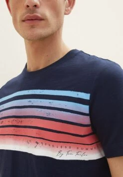 Tom Tailor Mit Print - T-Shirt Print - Sky Captain Blue -Syntia Delaney 59c18b298cf24a61a48c4037ed1d5abb