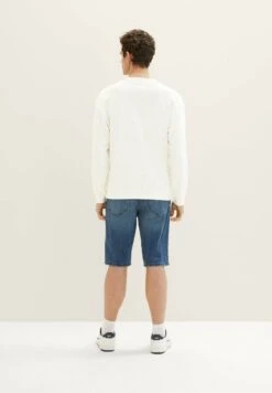 Tom Tailor Josh - Jeansshort - Mid Stone Wash Denim -Syntia Delaney 5bc44d6734da4561a822676ec7d1bc97