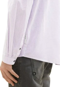 TOM TAILOR Denim Mit Brusttasche - Overhemd - Lilac White Chambray -Syntia Delaney 5cedfd24cd094234aec0d33a806c1721