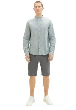 Tom Tailor Bermuda - Shorts - Grey Rombos Minimal -Syntia Delaney 5d9d11e42da04fbbb413b01cccdab4d9