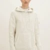 TOM TAILOR Denim Mit Struktur - Hoodie - Cold Beige Melange