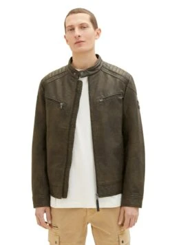 Tom Tailor Imitatieleren Jas - Brown Fake Leather -Syntia Delaney 5e862400be3548f7a7a0df9f4c104e24