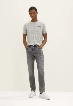 Tom Tailor Slim Fit Jeans - Used Mid Stone Grey Denim -Syntia Delaney 5eba3cde0f0c4182b844b455244dcdd3