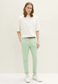 TOM TAILOR Denim Mit Gürtel - Chino - Placid Green -Syntia Delaney 6076cdde9b184c0d9871846ecc096bb8