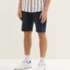 TOM TAILOR Denim Shorts - Navy Black Dobby