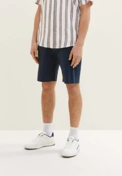 TOM TAILOR Denim Shorts - Navy Black Dobby