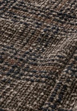 Tom Tailor Mantel - Blue Brown Boucle Wool Check -Syntia Delaney 618535e1d381485dbf3c059a60d6f864