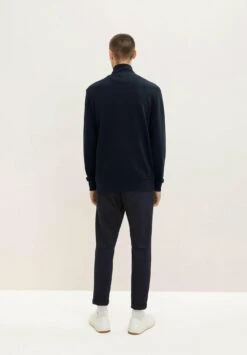 Tom Tailor Mit Struktur - Sweater Met Rits - Sky Captain Blue -Syntia Delaney 62503970a71c4633b00fdd112dbe1b78