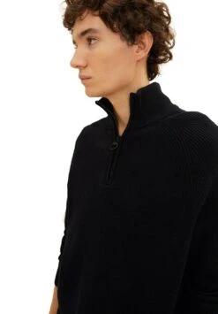 TOM TAILOR Denim Troyer - Trui - Black -Syntia Delaney 62789b2456694636b8ec5593b66d0eef