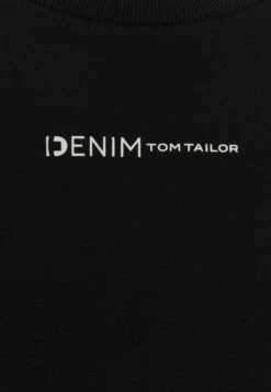 TOM TAILOR Denim Sweater - Black -Syntia Delaney 62be14b7356f4d28b9cc1d220f62b5ba