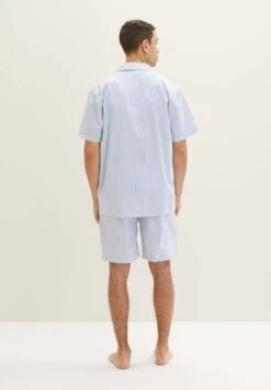 Tom Tailor Gestreifter Kurz Set - Pyjama - Blue Light Stripe 11 Tom Tailor Gestreifter Kurz Set - Pyjama - Blue Light Stripe -Syntia Delaney 6648c33fec09496eb30c7a40ef0f3e5c