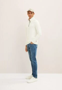 Tom Tailor Josh - Straight Leg Jeans - Used Mid Stone Blue Denim -Syntia Delaney 6b4eb67c454c4753a6929b1699ea8a56