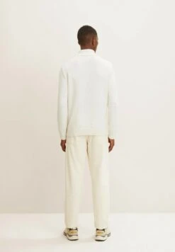 Tom Tailor Melierter Rollkragen- Trui - Nice Off White Melange -Syntia Delaney 6b759bc332124e50b5b052dadfcd5e9a