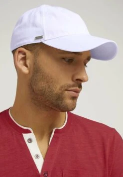 Tom Tailor Mit Logo Stickerei - Pet - White Uni